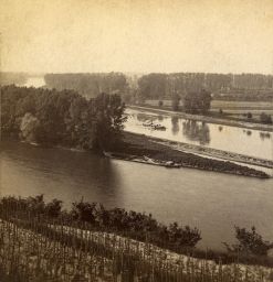 Soutok Vltavy a Labe, polovina stereofotografe