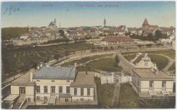 Nemocnice Znojmo Znaim Vom Spital aus gesehen 1918