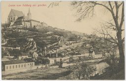 Znojmo Znaim vom Kuhberg aus gesehen 1918
