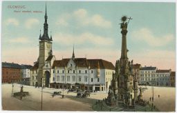 Horní náměstí Olomouc radnice povozy J.W.O