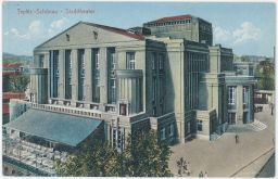 Divadlo Teplice Šanov Teplitz Schönau Stadttheater 1925