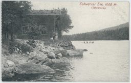 Černé jezero Šumava Hojsova Stráž Klatovy
