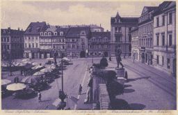 Teplice Šanov Teplitz Schonau Mozart Metzner trh náměstí 1929