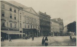 Městské divadlo Velké náměstí Olomouc Foto Fon 1924
