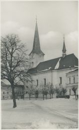 Bystřice pod Hostýnem Kroměříž zima 1944 Fototypia