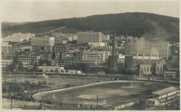 Zlín Baťa stadion teplárna elektrárna Fototypia