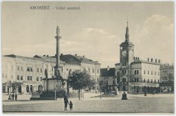 Kroměříž Velké náměstí hotel záložna Vilém Povondra