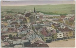 Kroměříž reklama Leopold Fárber POHLED 20. léta