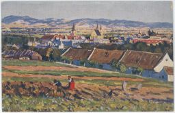 Kroměříž Lolek celkový pohled J.P.K. poštou 1926