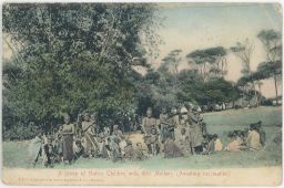 JAR Afrika Durban očkování domorodé děti 1906