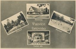 Vizovice 2x plovárna 2x sokolovna Zlín čtyřokénková