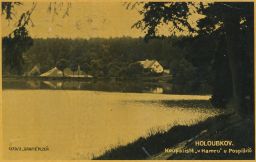 plovárna koupaliště Hamr Holoubkov Rokycany "U Pospíšilů" 1940