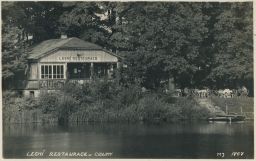 Lesní restaurace Libice Cidlina Nymburk 1941