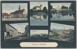 Rožmitál nádraží železnice Knížecí železná huť 1914