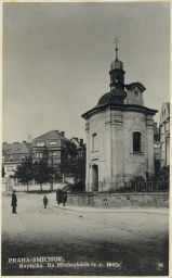 Praha Smíchov kaplička Na Hřebenkách