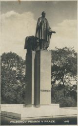Prezident Wilson pomník Praha 1930