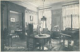 Praha Žitná 2 Dívčí pensionát Rodina přijímací salon 1911