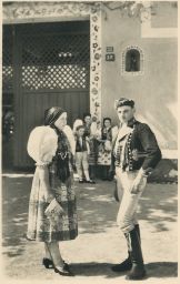 Etnografie české kroje Chodsko Stráž Kozinův statek foto Švec