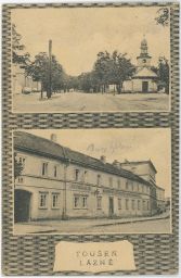 Toušeň Lázeňská restaurace Jan Králík nakl. Zuna