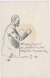 Masaryk jazyková příprava sokolovna Vsetín Hlavica 1910