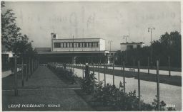 Železnice nádraží Lázně Poděbrady 1932