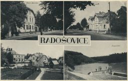 Radošovice koupaliště Hotel Amerika 30. léta