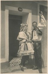 Etnografie kroje Slovácko Kunovice Uherské Hradiště 40. léta