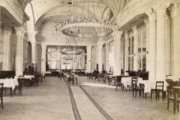 Mariánské Lázně, jídelna v Kursálu (v současnosti společenský dům Casino)