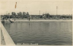 Koupaliště plovárna Dolní Bousov Unter Bautzen Mladá Boleslav 1940