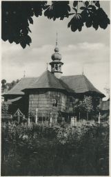 Velké Karlovice Vsetín dřevěný kostelík Fototypia nakl. Kovář