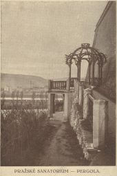 Praha sanatorium pergola