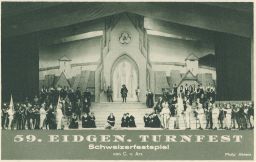Luzern Eidgen Turnfest Schweizerfestspiel 1928