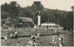 Koupaliště plovárna Rychnov nad Kněžnou 40. léta