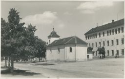 Otrokovice Baťov Zlín Baťa střed města kostelík Grafo Čuda