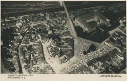 Roudnice nad Labem Litoměřice pohled z letadla 221