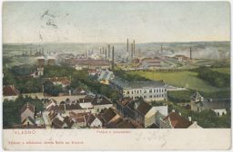 Kladno hutě železárny nakl. Šolc 1905