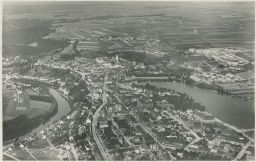 Tábor pohledy z letadla 110 Grafo Čuda