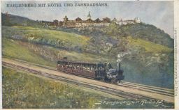 Železnice Kahlenberg Döbling Wien Zahradbahn Vídeň 1911