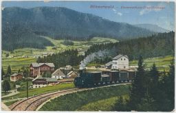 Železnice Böhmerwald Eleonora Lenora Prachatice 1911