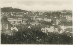 Brno celkový pohled Orbis 40. léta