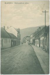 Blansko Rožmytálová Rožmitálova ulice nakl. Broch 1921