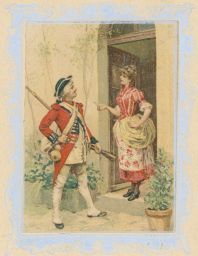 Zdravíčko Máničko plastická vojsko armáda 1900
