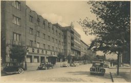 Přerov nádraží Grandhotel foto Švec 40. léta