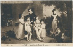 Ducis Napoleon et les Enfants de Murat Bonaparte s dětmi