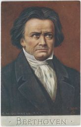 Quinnell Beethoven Tucks postkarte
