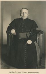 Dr. Josef Beran arcibiskup pražský svěcení 8.12.1946