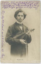 Jan Kubelík houslista 1904