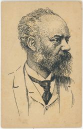 Antonín Dvořák perokresba St. Kulhánek