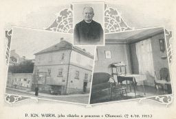 P. Ign. Wurm vikárka a pracovna Olomouc
