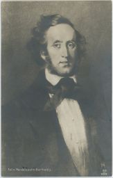 Felix Mendelssohn Bartholdy poštou 1910